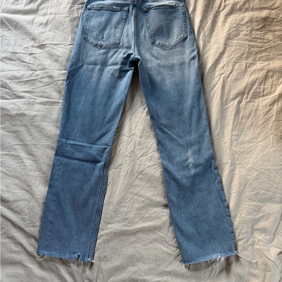 Abercrombie & Fitch Zoe Natural Rise Ankle Straight Jean - Picture 4 of 11